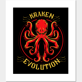 Kraken Evolution Posters and Art